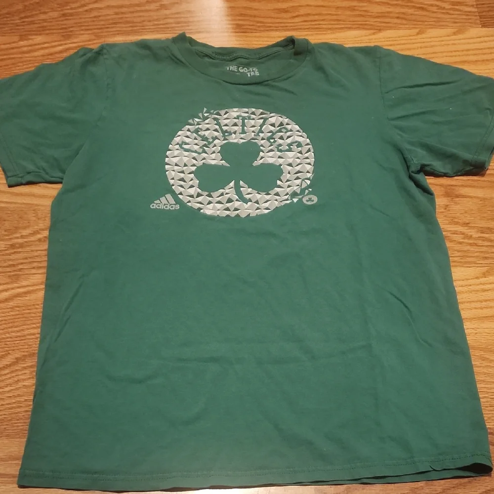 Adidas Green Boston Celtics T Shirt